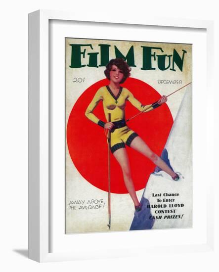 Film Fun Magazine Cover-Lantern Press-Framed Art Print