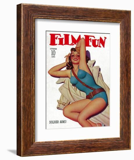 Film Fun Magazine Cover-Lantern Press-Framed Art Print