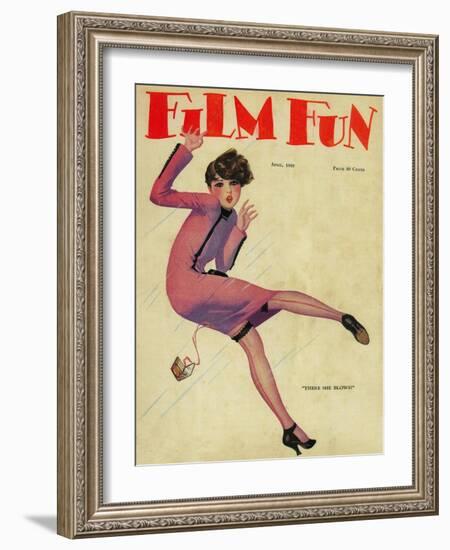 Film Fun Magazine Cover-Lantern Press-Framed Art Print