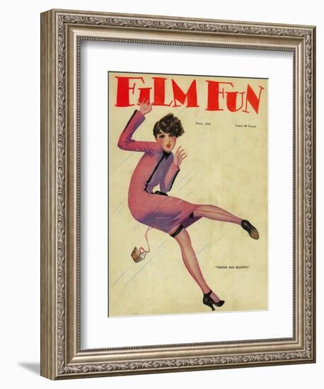 Film Fun Magazine Cover-Lantern Press-Framed Art Print