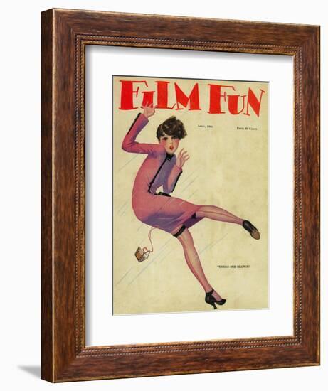 Film Fun Magazine Cover-Lantern Press-Framed Art Print