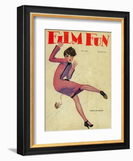 Film Fun Magazine Cover-Lantern Press-Framed Art Print