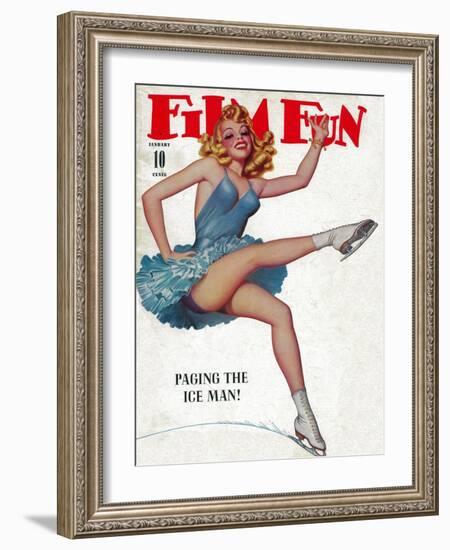 Film Fun Magazine Cover-Lantern Press-Framed Art Print