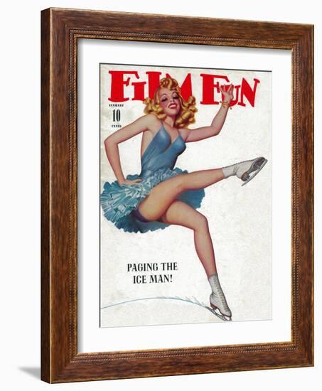 Film Fun Magazine Cover-Lantern Press-Framed Art Print