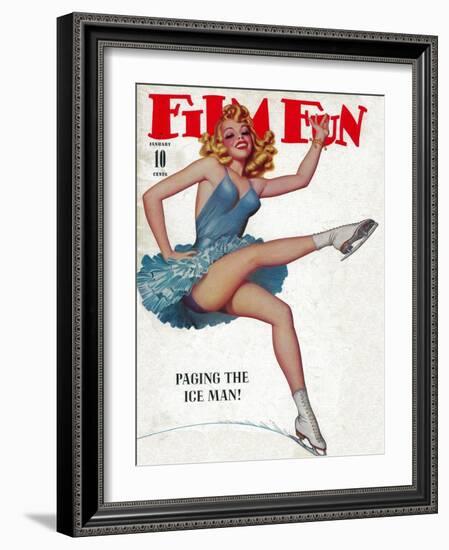 Film Fun Magazine Cover-Lantern Press-Framed Art Print