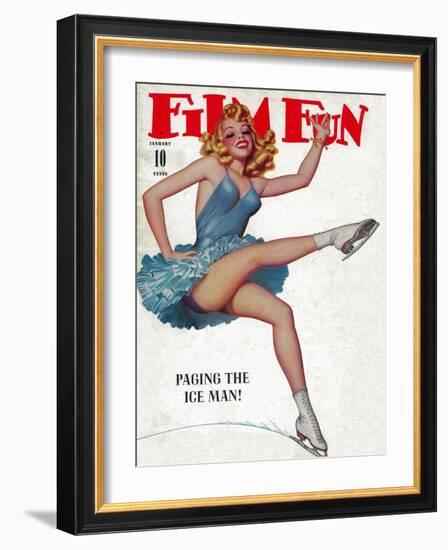 Film Fun Magazine Cover-Lantern Press-Framed Art Print