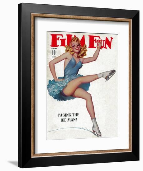 Film Fun Magazine Cover-Lantern Press-Framed Art Print