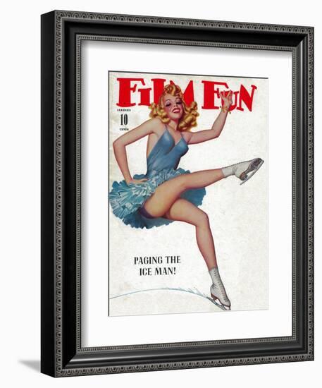 Film Fun Magazine Cover-Lantern Press-Framed Art Print