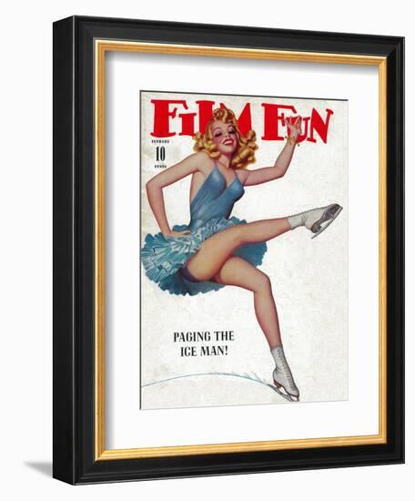 Film Fun Magazine Cover-Lantern Press-Framed Art Print