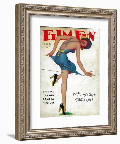 Film Fun Magazine Cover-Lantern Press-Framed Art Print