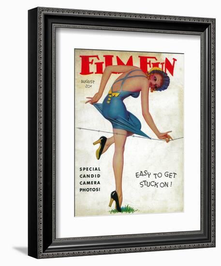 Film Fun Magazine Cover-Lantern Press-Framed Art Print