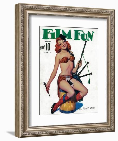 Film Fun Magazine Cover-Lantern Press-Framed Art Print