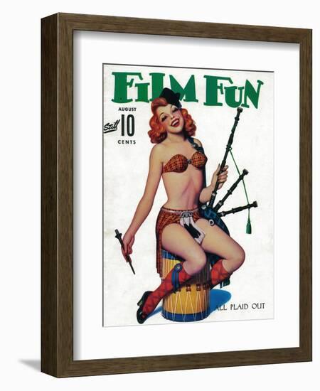 Film Fun Magazine Cover-Lantern Press-Framed Art Print