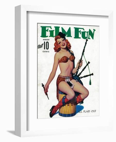 Film Fun Magazine Cover-Lantern Press-Framed Art Print