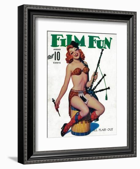 Film Fun Magazine Cover-Lantern Press-Framed Art Print