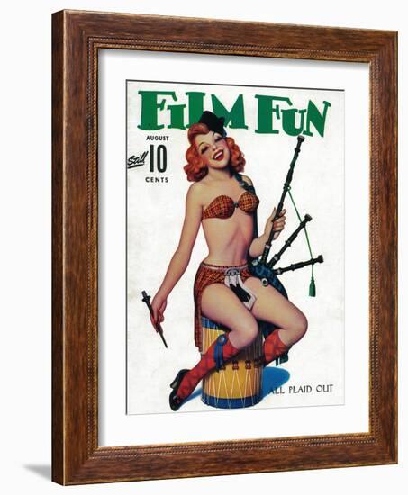 Film Fun Magazine Cover-Lantern Press-Framed Art Print