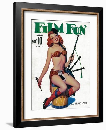 Film Fun Magazine Cover-Lantern Press-Framed Art Print