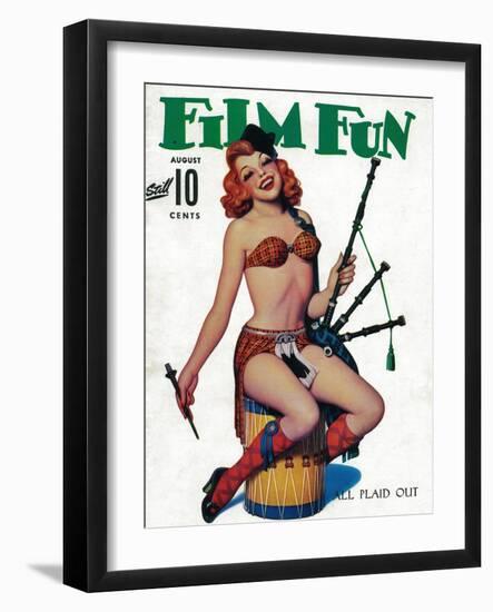 Film Fun Magazine Cover-Lantern Press-Framed Art Print