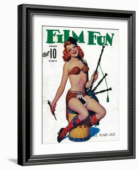 Film Fun Magazine Cover-Lantern Press-Framed Art Print