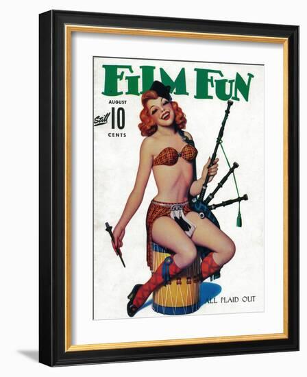 Film Fun Magazine Cover-Lantern Press-Framed Art Print