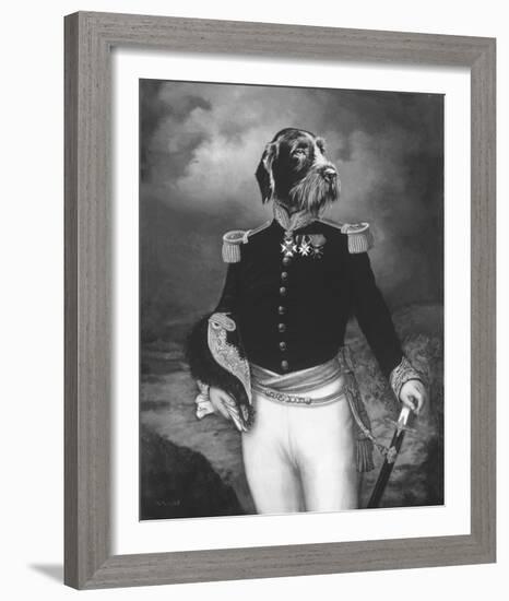 Film Noir - Ceremonial Dress-Thierry Poncelet-Framed Giclee Print