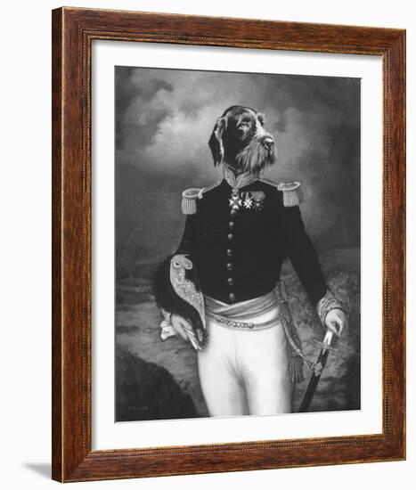 Film Noir - Ceremonial Dress-Thierry Poncelet-Framed Giclee Print