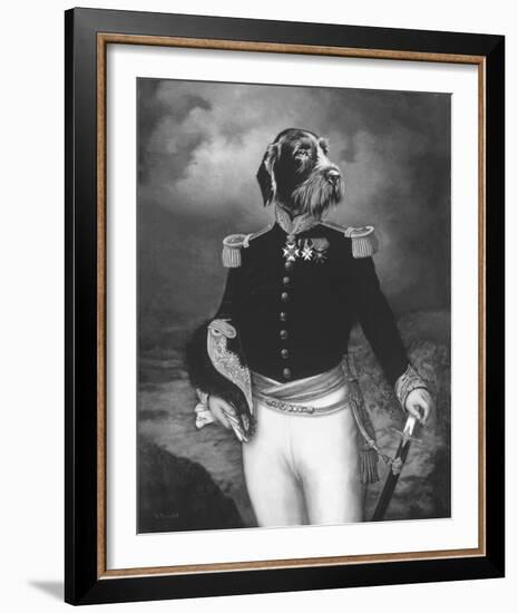 Film Noir - Ceremonial Dress-Thierry Poncelet-Framed Giclee Print