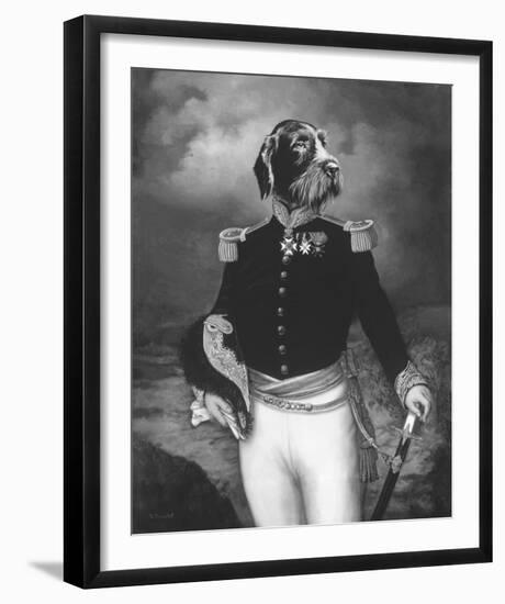 Film Noir - Ceremonial Dress-Thierry Poncelet-Framed Giclee Print