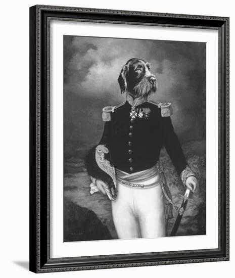 Film Noir - Ceremonial Dress-Thierry Poncelet-Framed Giclee Print