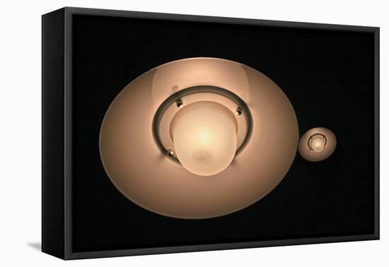 Film Noir Light Fixtures-null-Framed Stretched Canvas