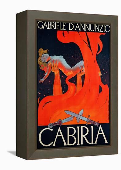 Film Poster for "Cabiria"-Ippolito Caffi-Framed Premier Image Canvas