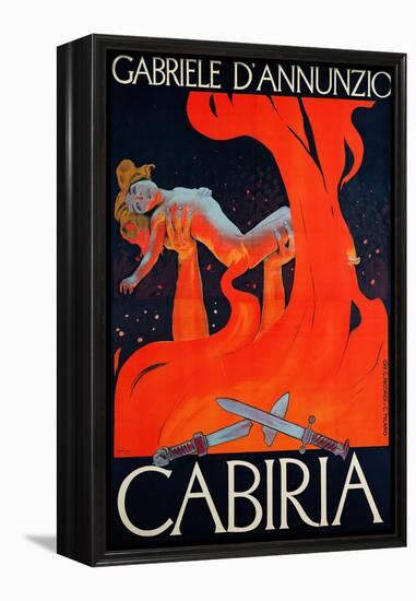 Film Poster for "Cabiria"-Ippolito Caffi-Framed Premier Image Canvas