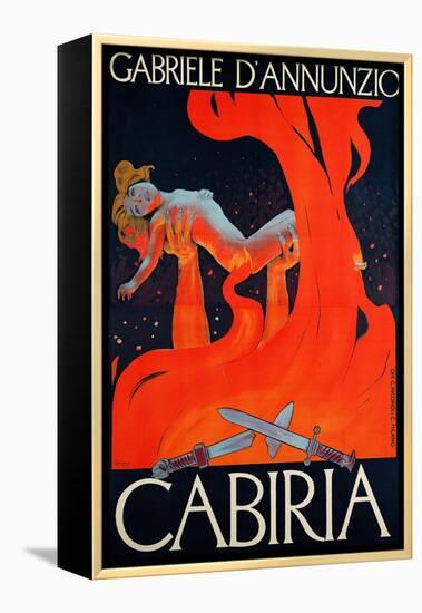 Film Poster for "Cabiria"-Ippolito Caffi-Framed Premier Image Canvas