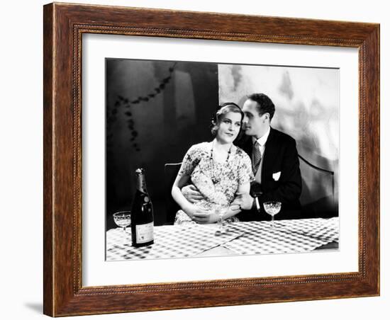 Film Still: Couple-null-Framed Giclee Print