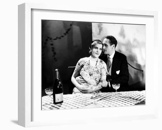 Film Still: Couple-null-Framed Giclee Print