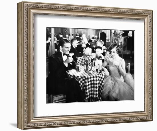 Film Still: Eating & Drinking-null-Framed Photographic Print