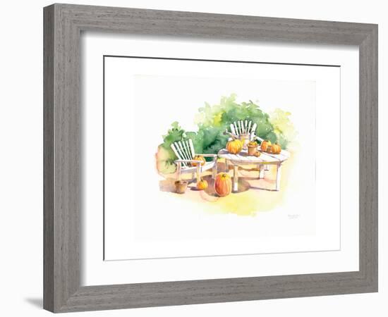 Filoli Pumpkins-Gwendolyn Babbitt-Framed Art Print