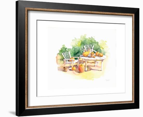 Filoli Pumpkins-Gwendolyn Babbitt-Framed Art Print