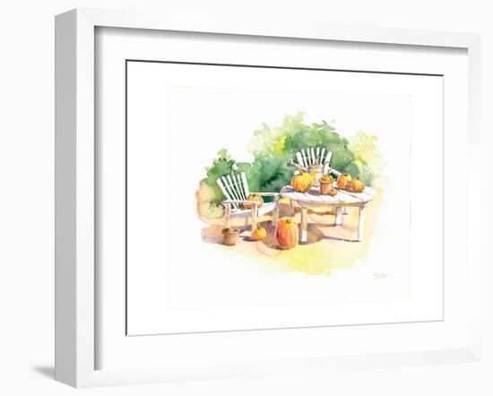 Filoli Pumpkins-Gwendolyn Babbitt-Framed Art Print