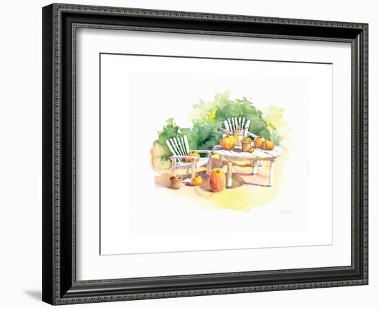 Filoli Pumpkins-Gwendolyn Babbitt-Framed Art Print