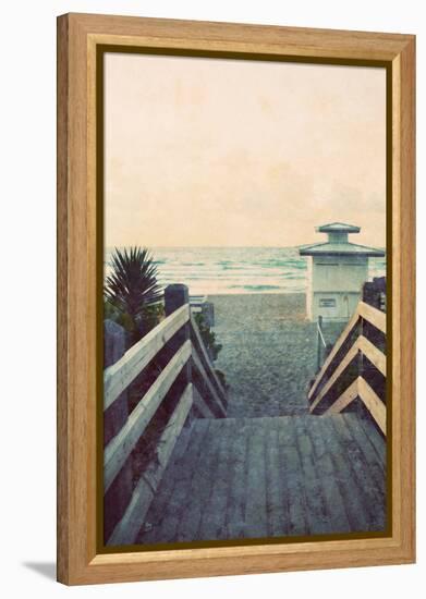 Filtered Beach Photo I-Gail Peck-Framed Premier Image Canvas