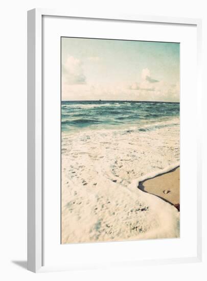 Filtered Beach Photo II-Gail Peck-Framed Photographic Print