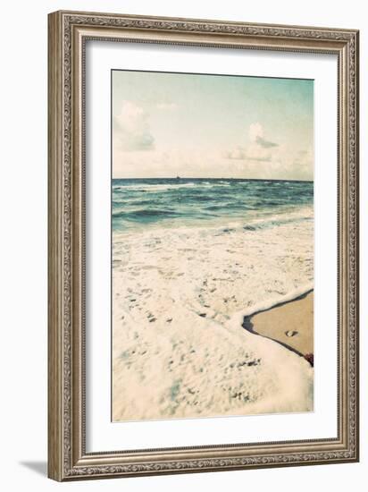 Filtered Beach Photo II-Gail Peck-Framed Photographic Print