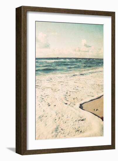 Filtered Beach Photo II-Gail Peck-Framed Photographic Print