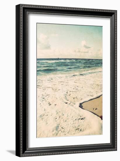 Filtered Beach Photo II-Gail Peck-Framed Photographic Print