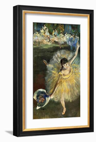 Fin d'Arabesque-Edgar Degas-Framed Giclee Print