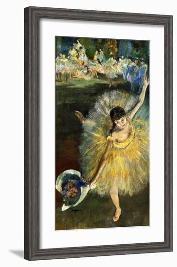 Fin d'Arabesque-Edgar Degas-Framed Giclee Print