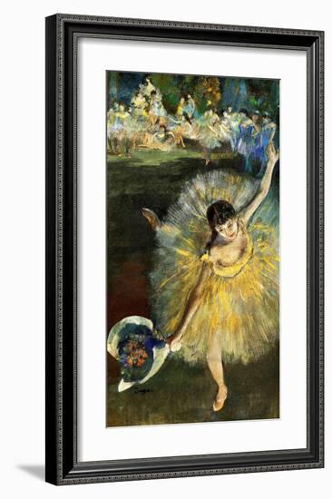 Fin d'Arabesque-Edgar Degas-Framed Giclee Print