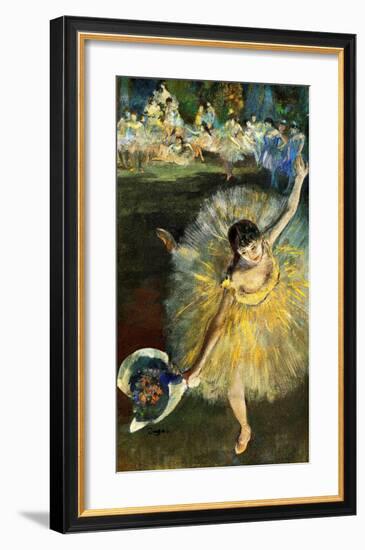 Fin d'Arabesque-Edgar Degas-Framed Giclee Print