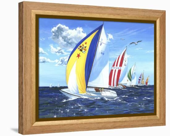 Final Dash-Scott Westmoreland-Framed Stretched Canvas